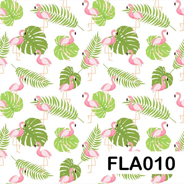 Flamingo - Leatherette vinyl - canvas - choose Fabric Sheets - Image 11