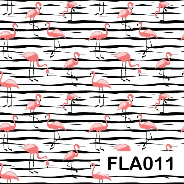 Flamingo - Leatherette vinyl - canvas - choose Fabric Sheets - Image 12
