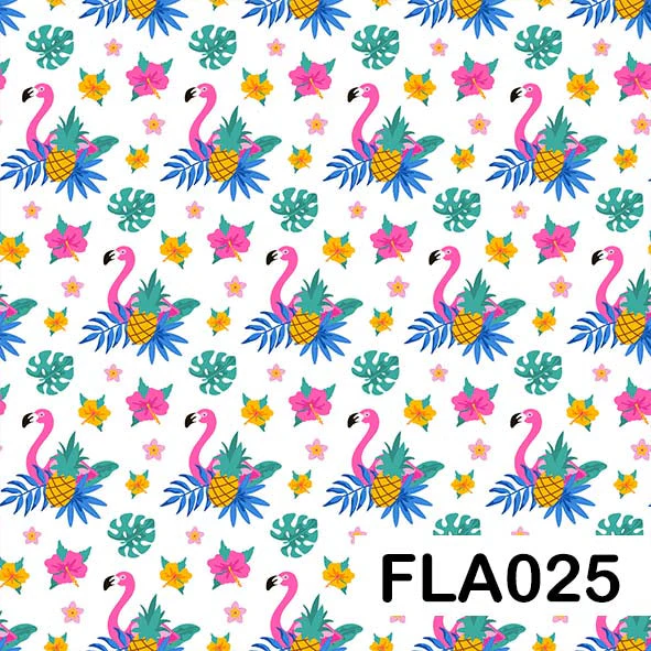 Flamingo - Leatherette vinyl - canvas - choose Fabric Sheets - Image 26