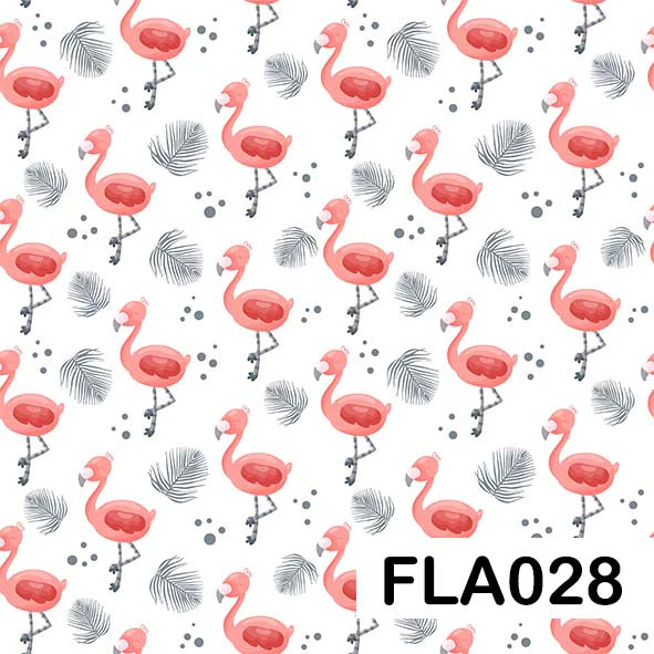 Flamingo - Leatherette vinyl - canvas - choose Fabric Sheets - Image 29