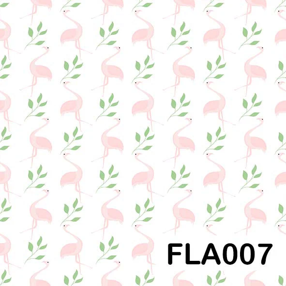Flamingo - Leatherette vinyl - canvas - choose Fabric Sheets - Image 8