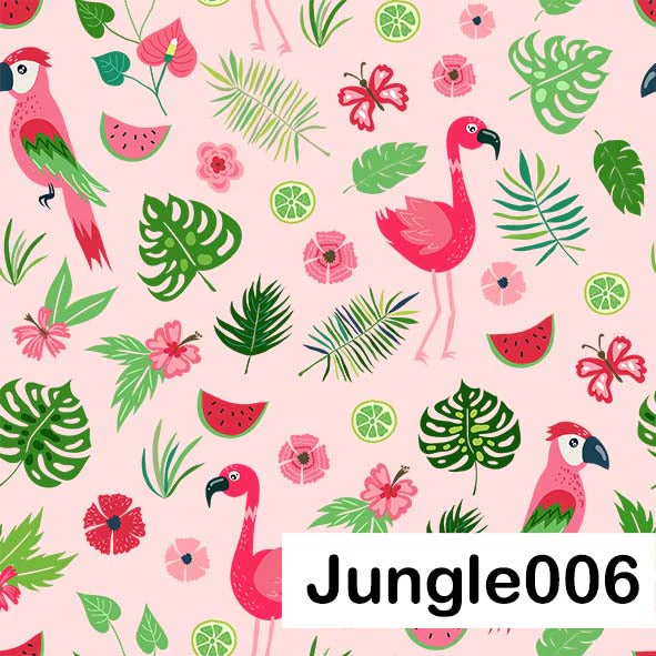 Jungle - Leatherette vinyl -canvas - choose Fabric Sheets - Image 6