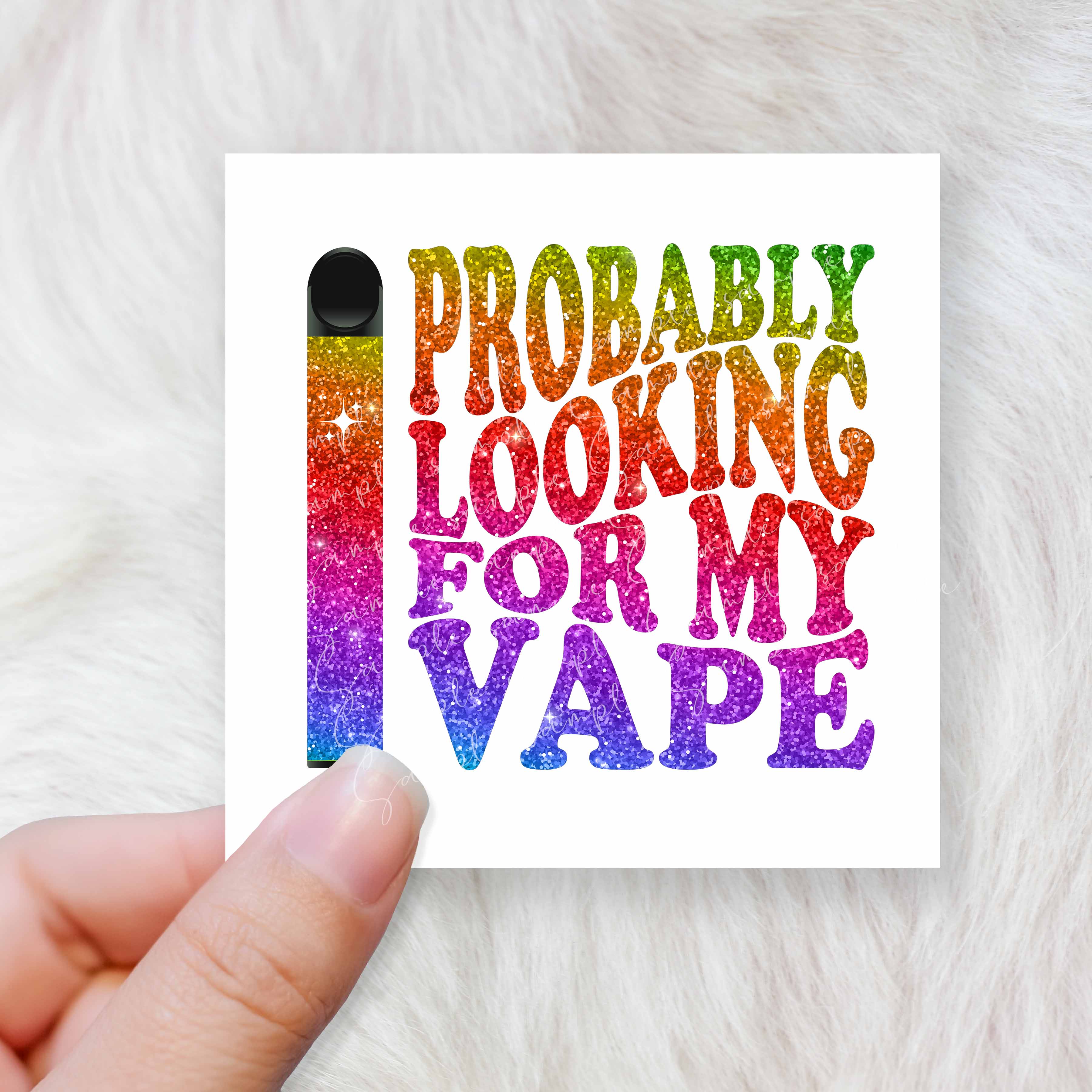 looking for vape - CHOOSE UV DTF decal - DTF Transfer