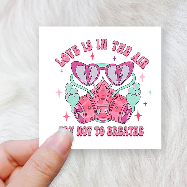 Love is in the air - CHOOSE UV DTF decal - DTF Transfer - Image 2