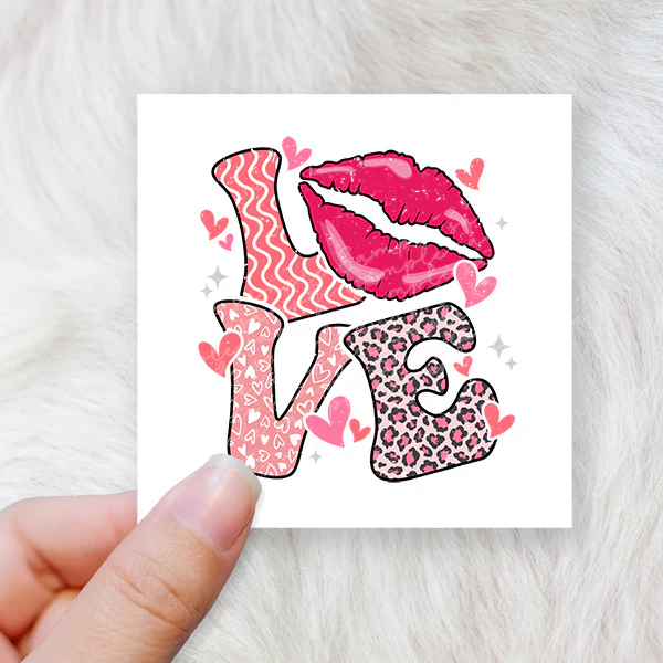 Love lip - CHOOSE UV DTF decal - DTF Transfer - Image 2