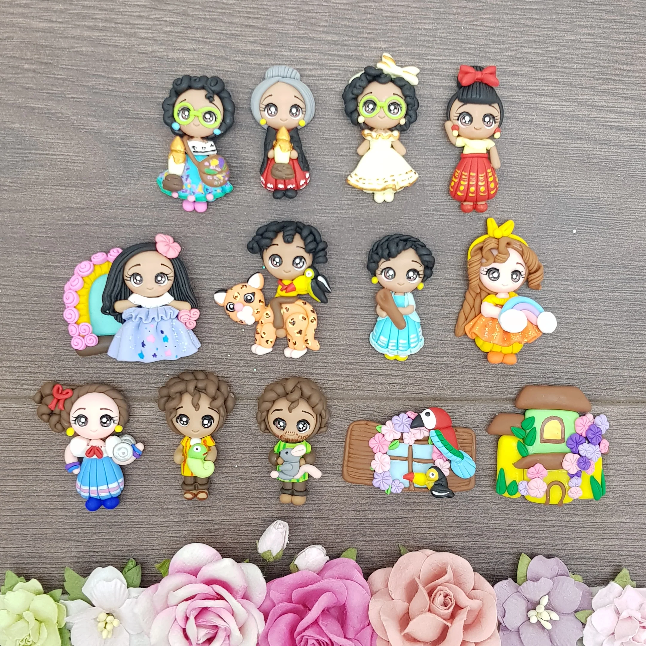 SALE Magic family - Clay Charm Embellishment - Image 2