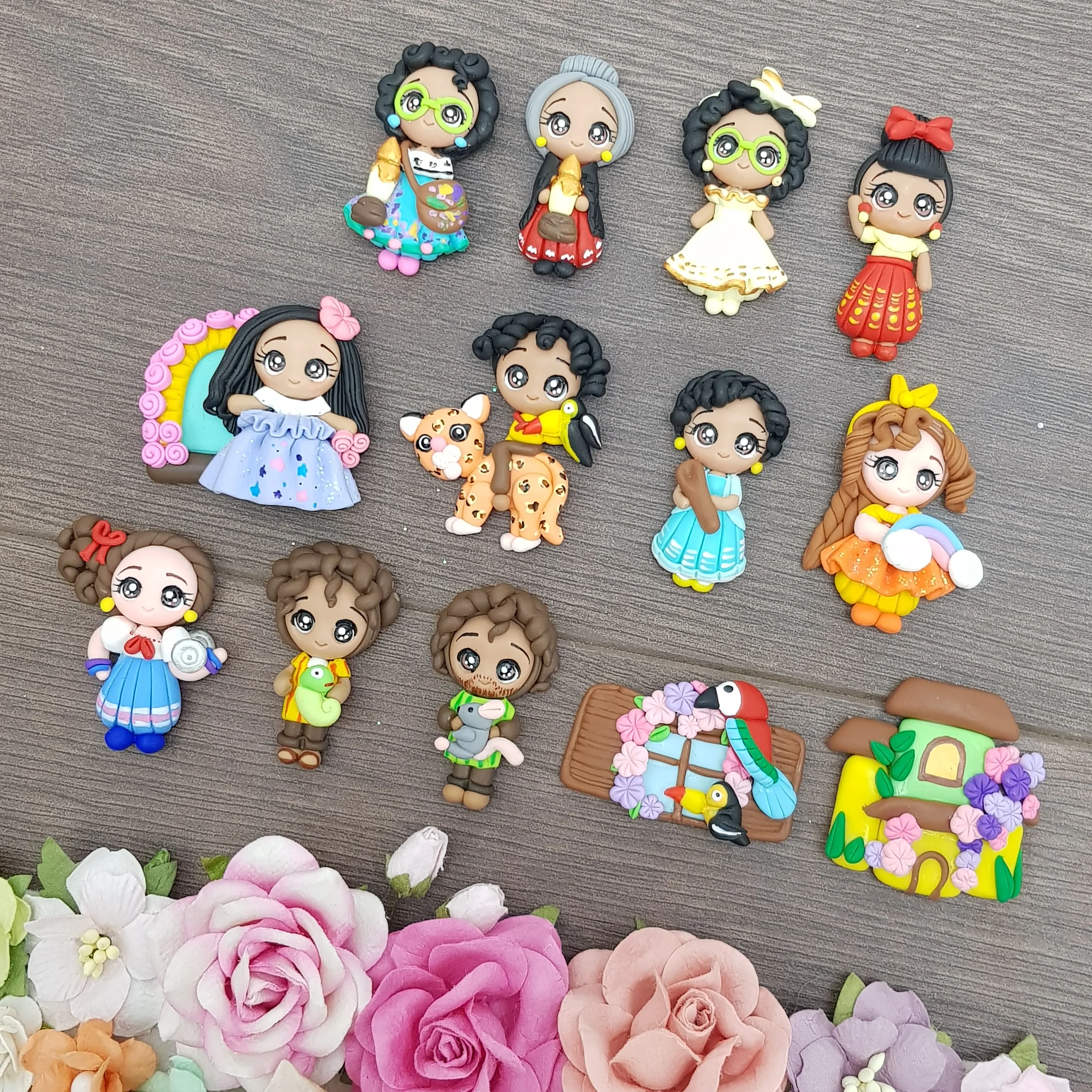 SALE Magic family - Clay Charm Embellishment - Image 3