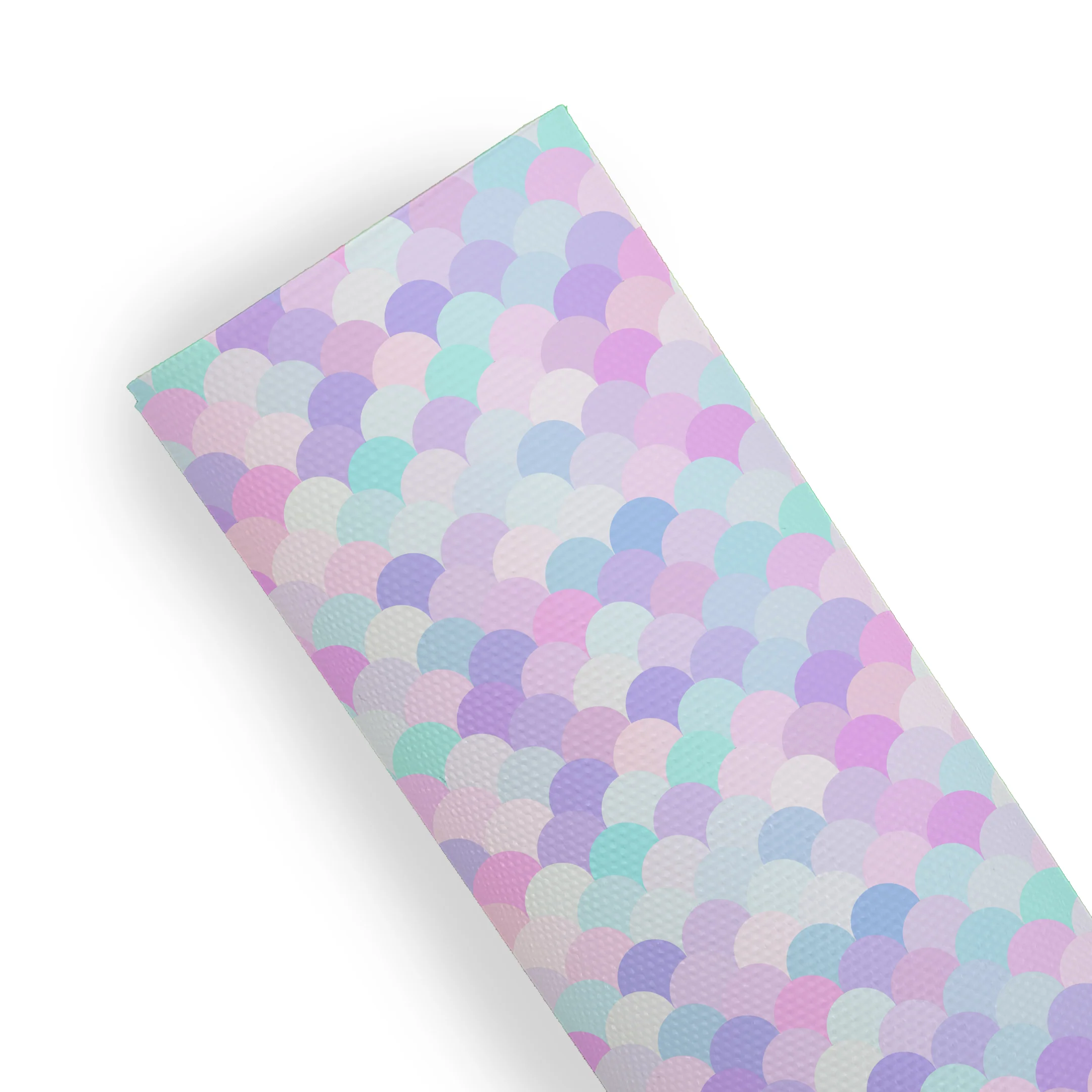 mermaid tail scales - Pu Leather vinyl - canvas - choose Fabric material Sheets - Image 4