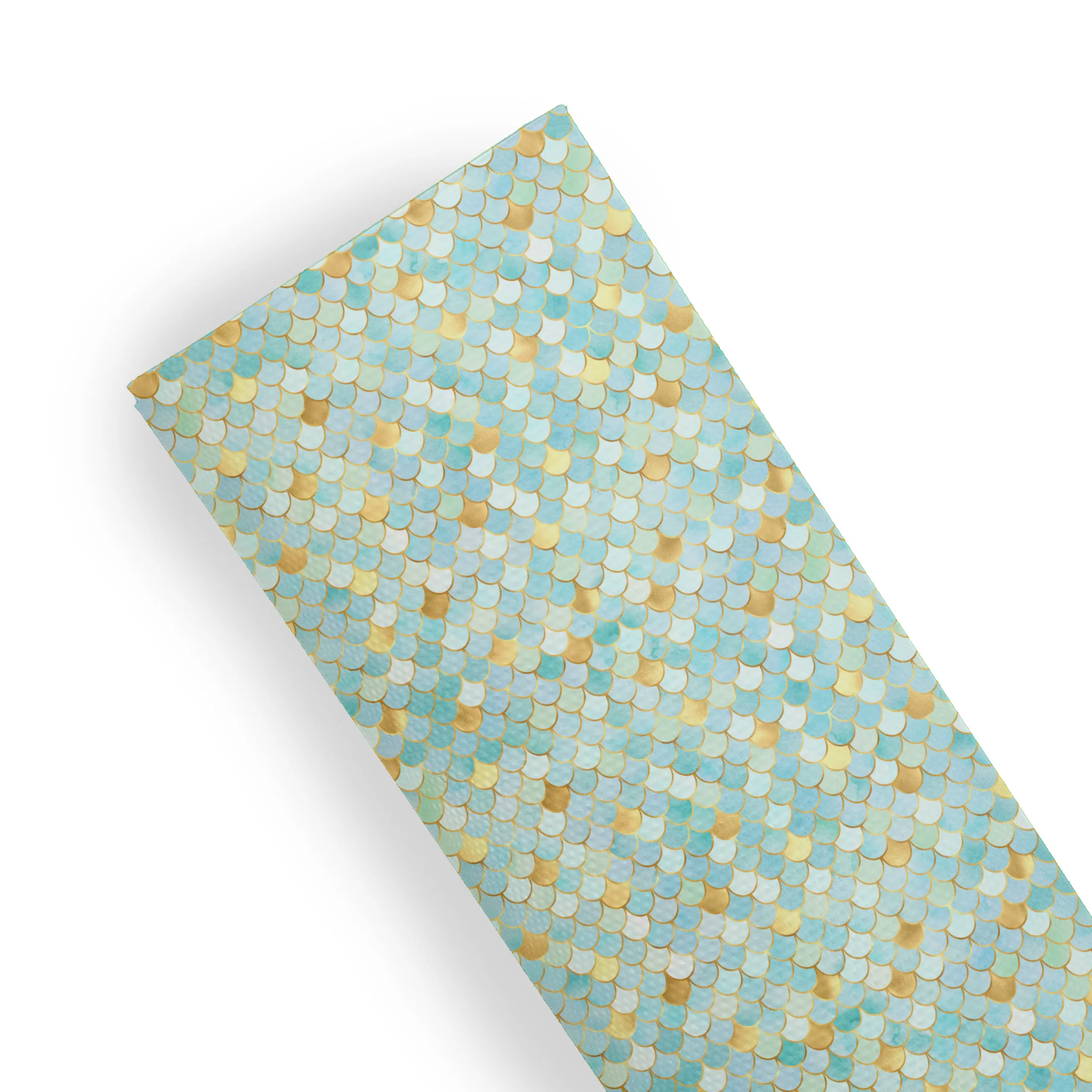 mermaid tail scales - Pu Leather vinyl - canvas - choose Fabric material Sheets - Image 5