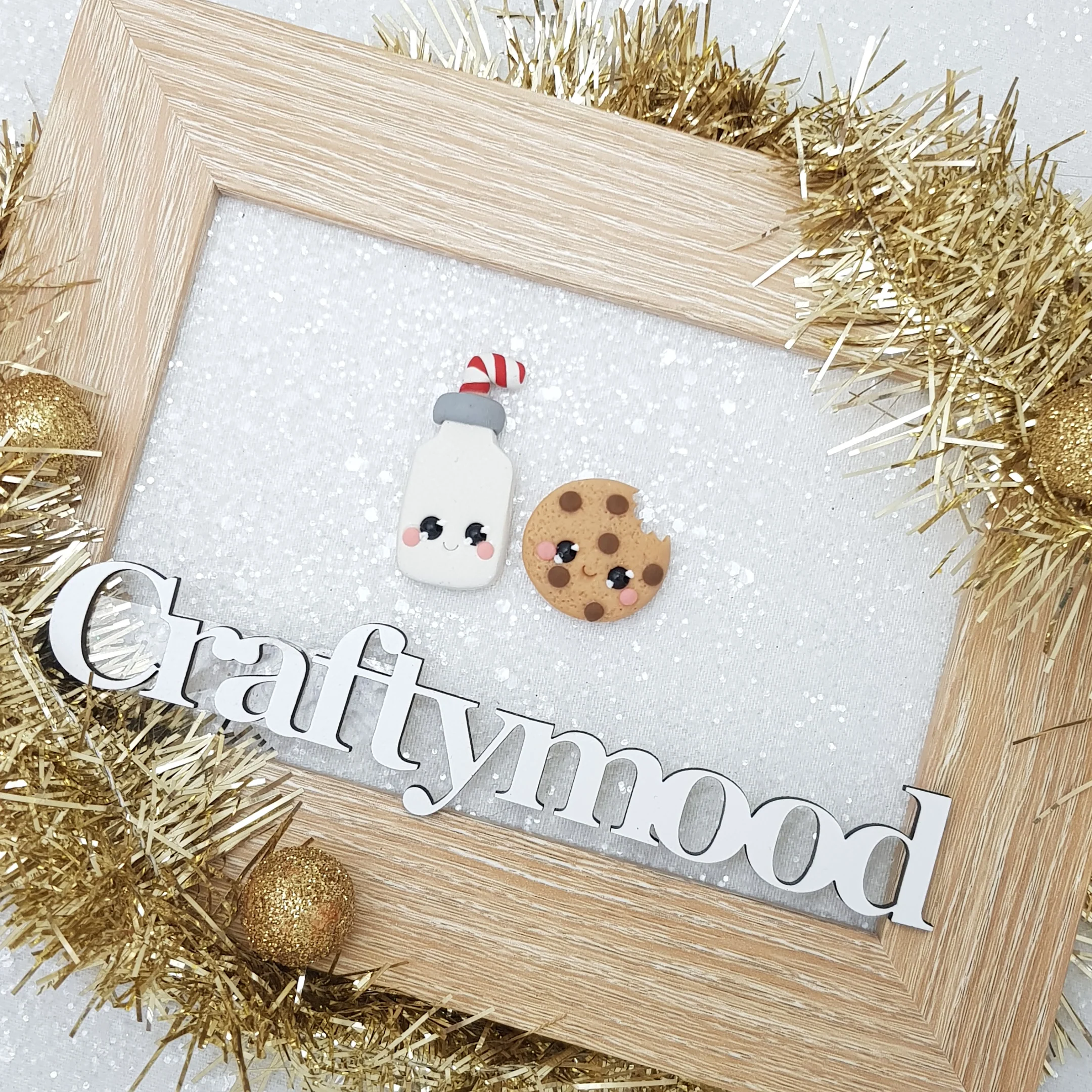milk cookie set - Embellishment Clay Bow Centre - Image 3
