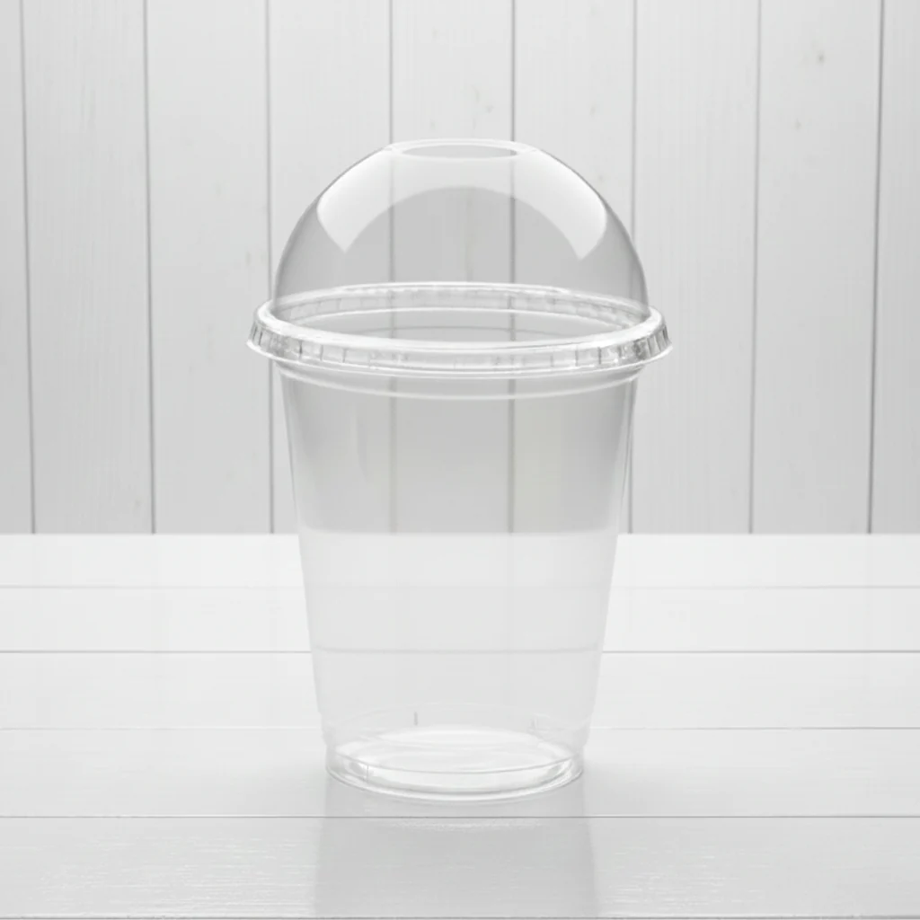 Pack of 10 - clear cup Dome sweet container 12oz
