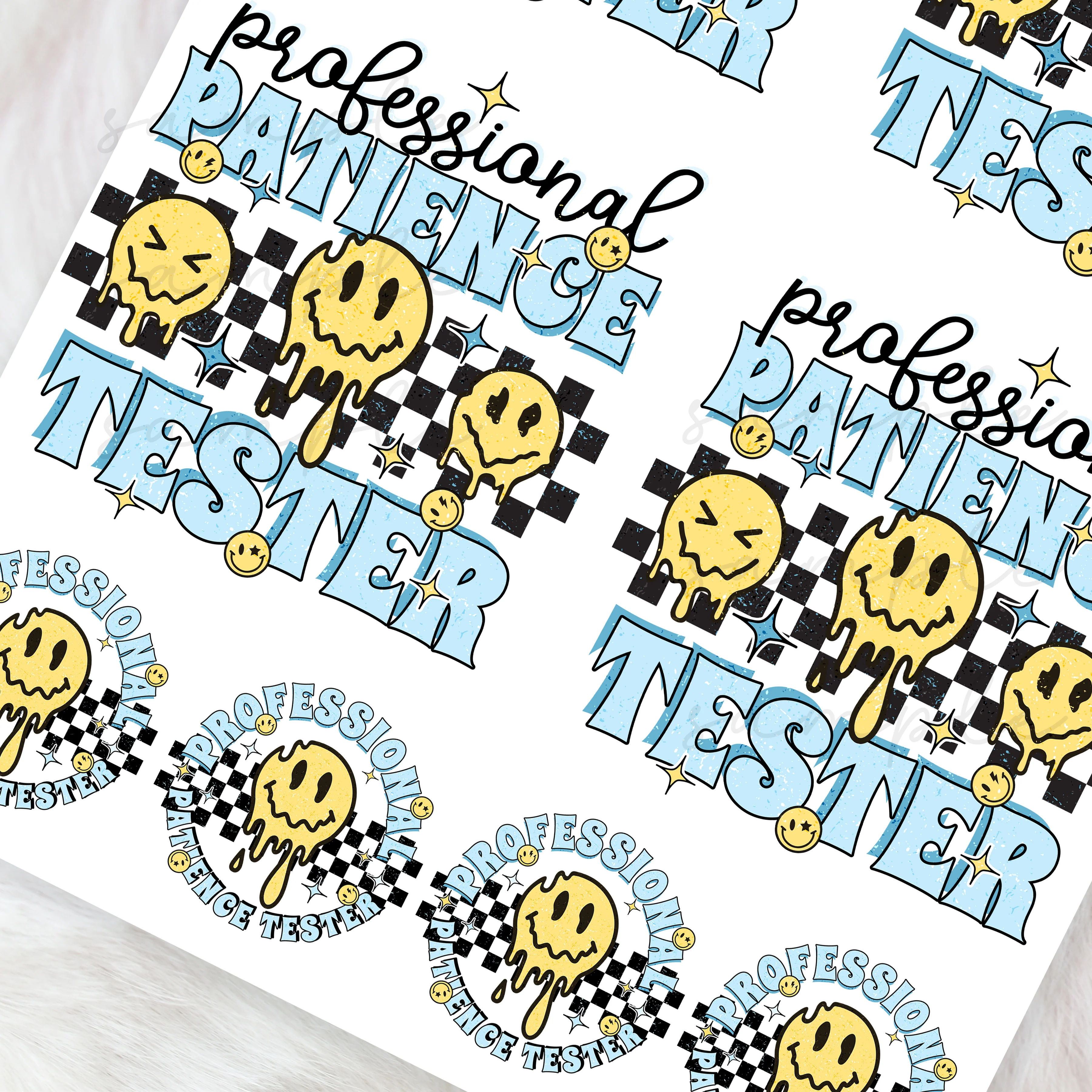 Patience tester - CHOOSE UV DTF decal - DTF Transfer - Image 2