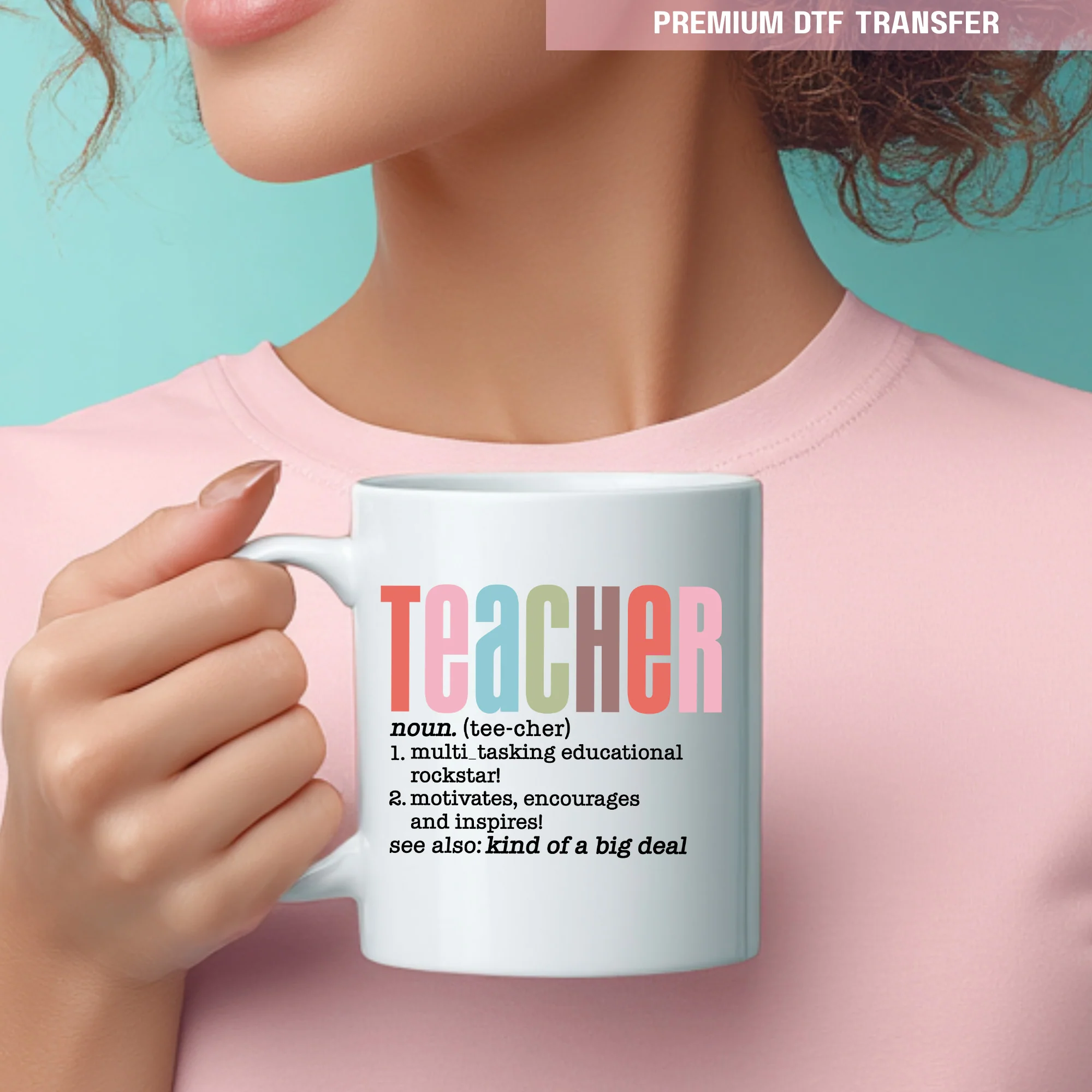 Personalised teacher definitions - UV DTF - Image 2