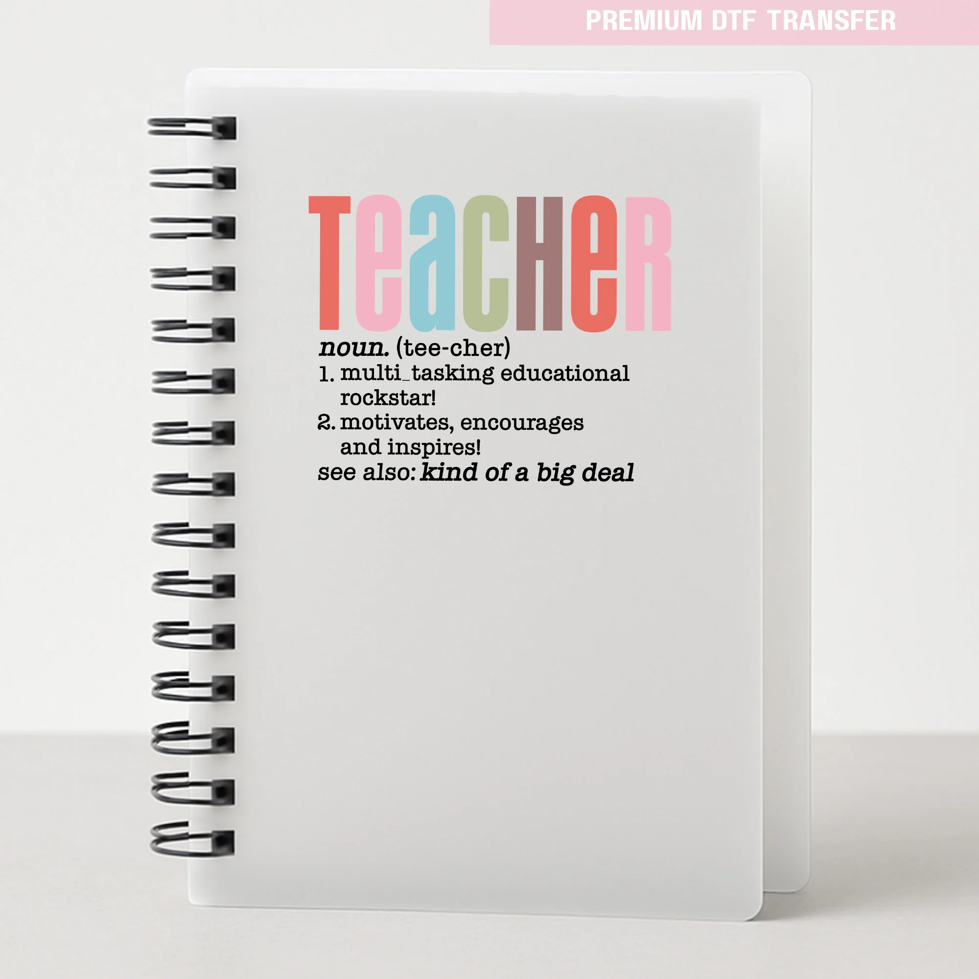 Personalised teacher definitions - UV DTF - Image 4