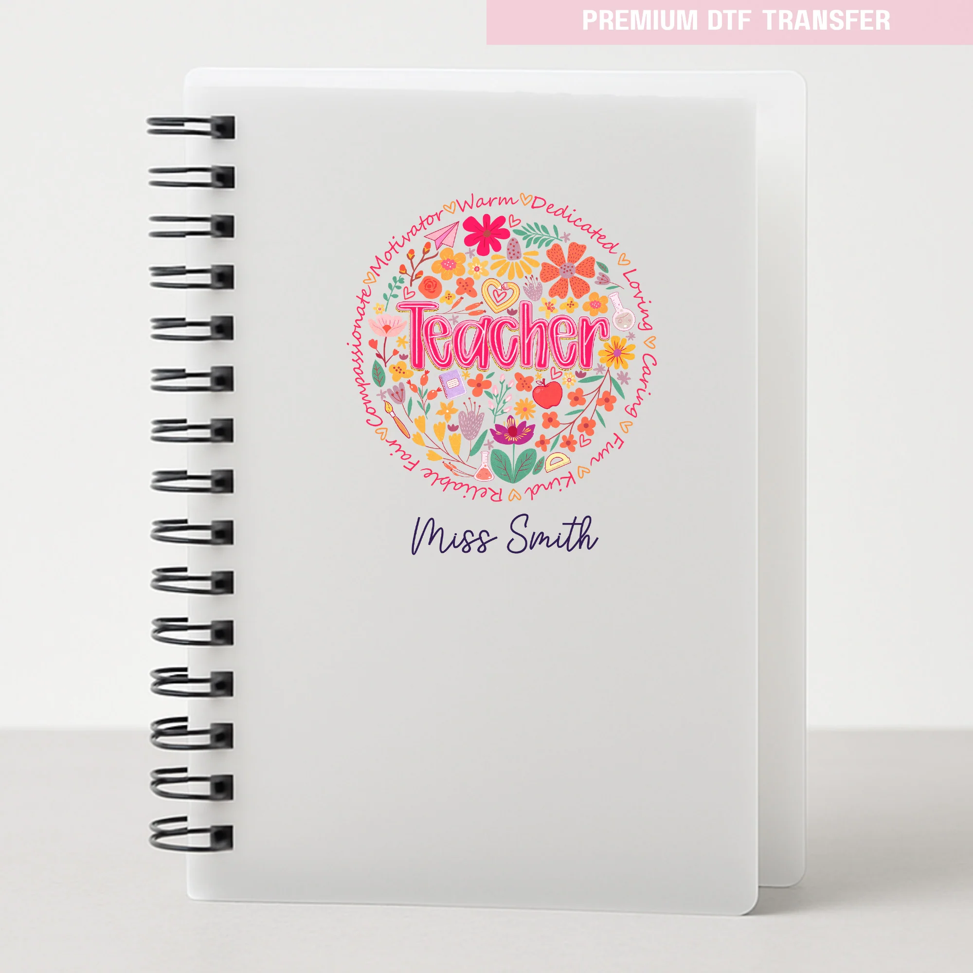 Personalised Warm dedicated teacher - UV DTF - Image 4