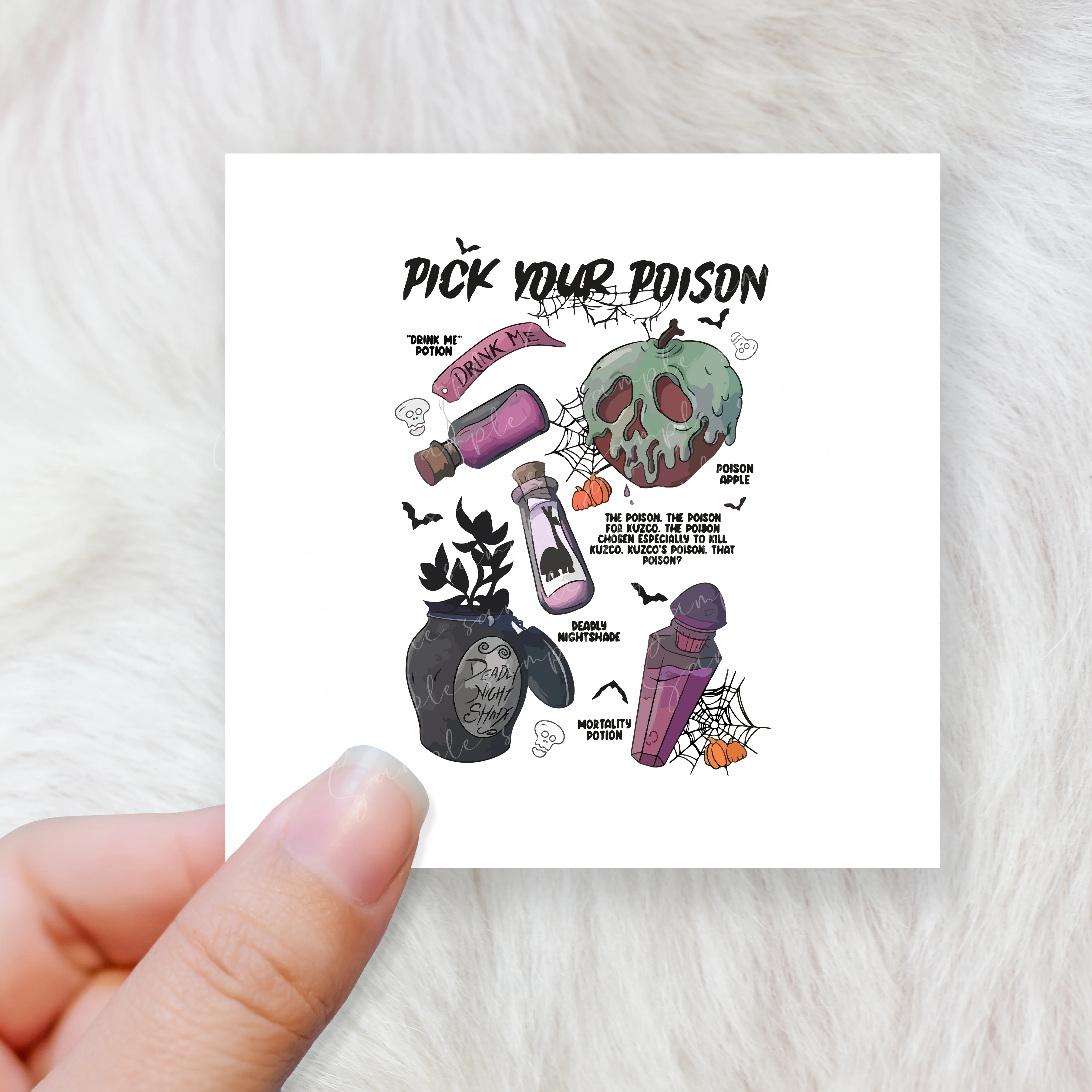 Pick your potion - CHOOSE UV DTF decal - DTF Transfer - Image 2