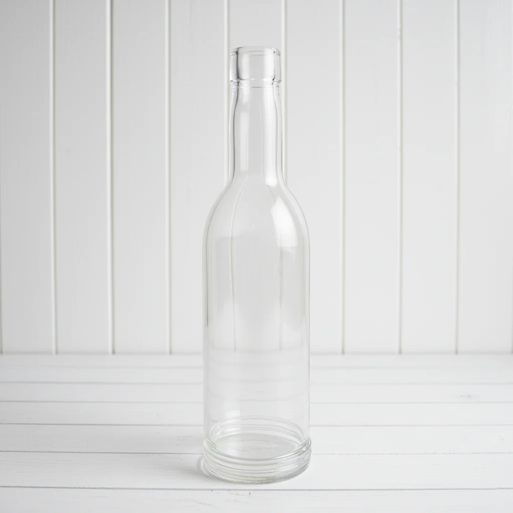 Plastic Clear Bottle Shaped Sweet Jar - 735ml