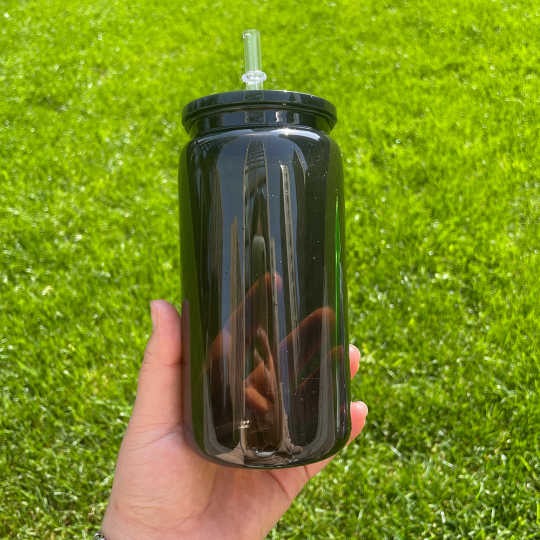 Plastic Coloured 16oz Beer Cup with lid and plastic straw Libbey - Image 7