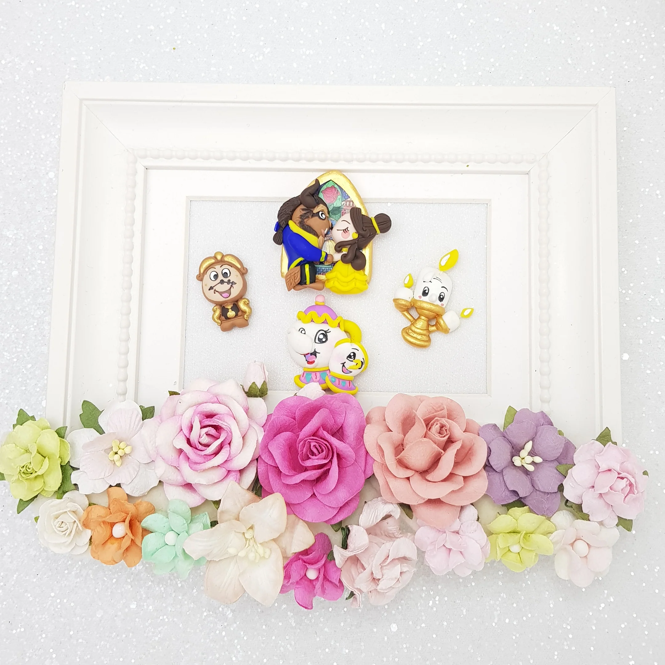 princess and prince - Embellishment Clay Bow Centre - Image 2