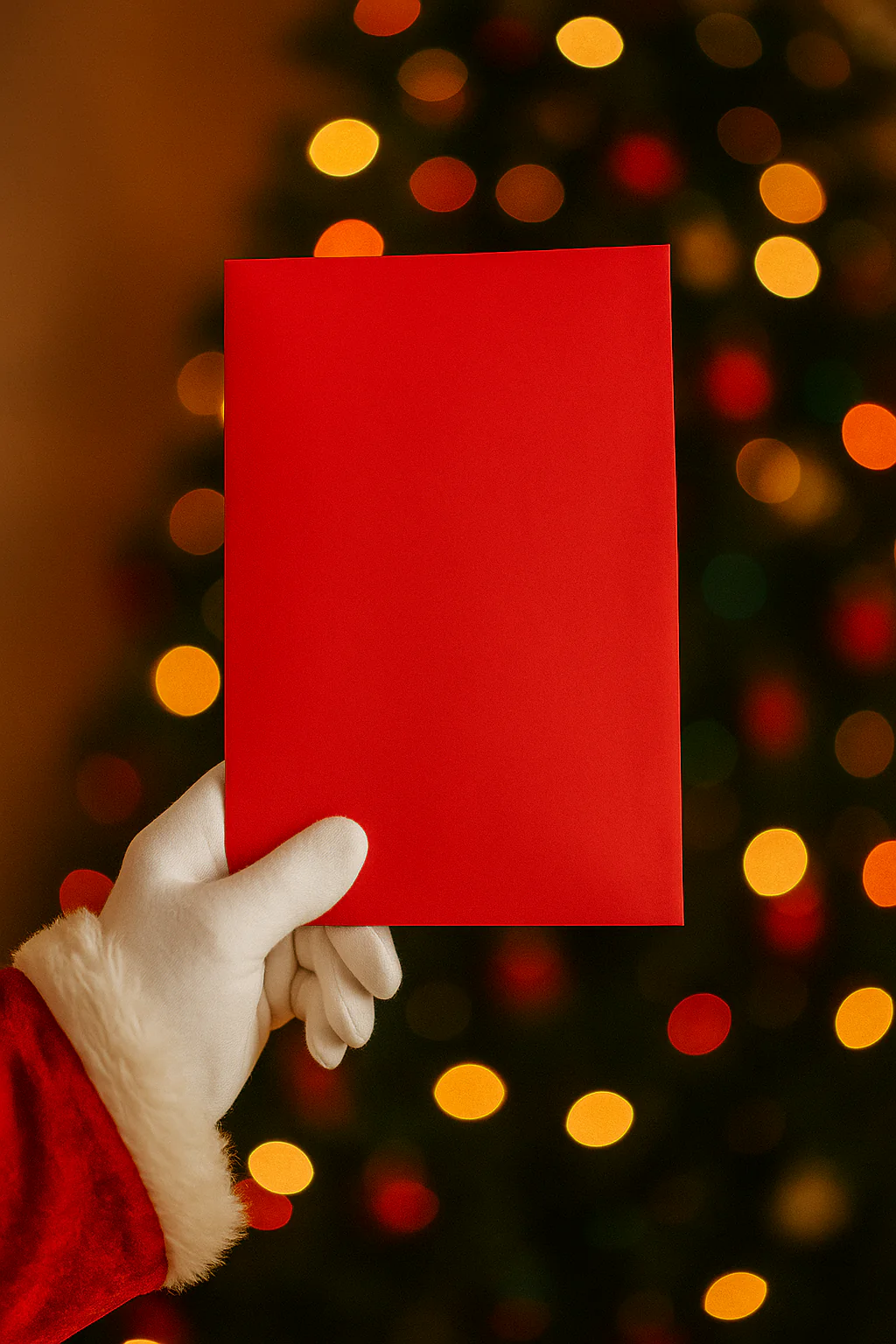 Red A4 envelope