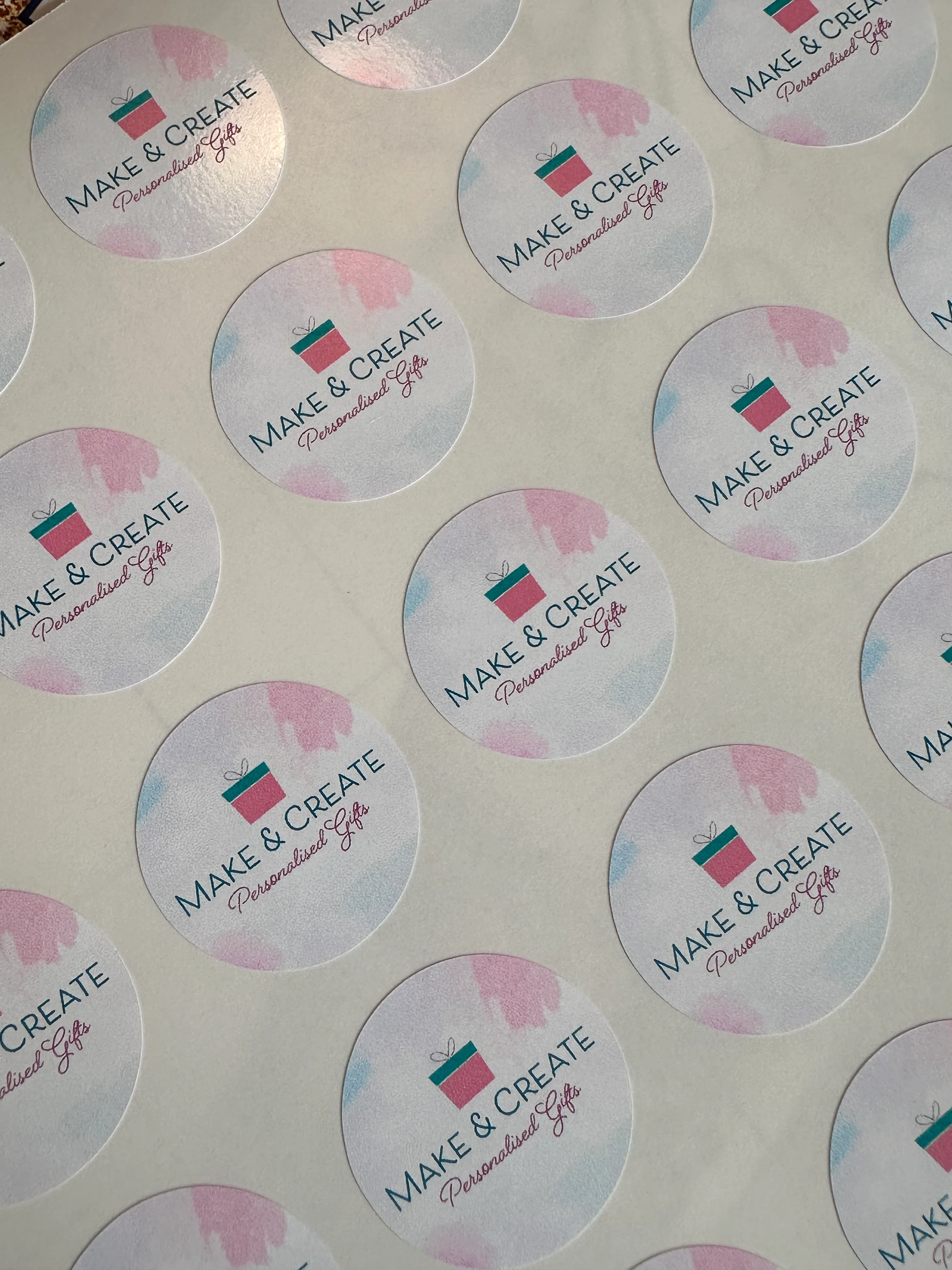 ROUND - PRINTED STICKERS CUSTOM business LOGO LABELS BUSINESS - Image 3