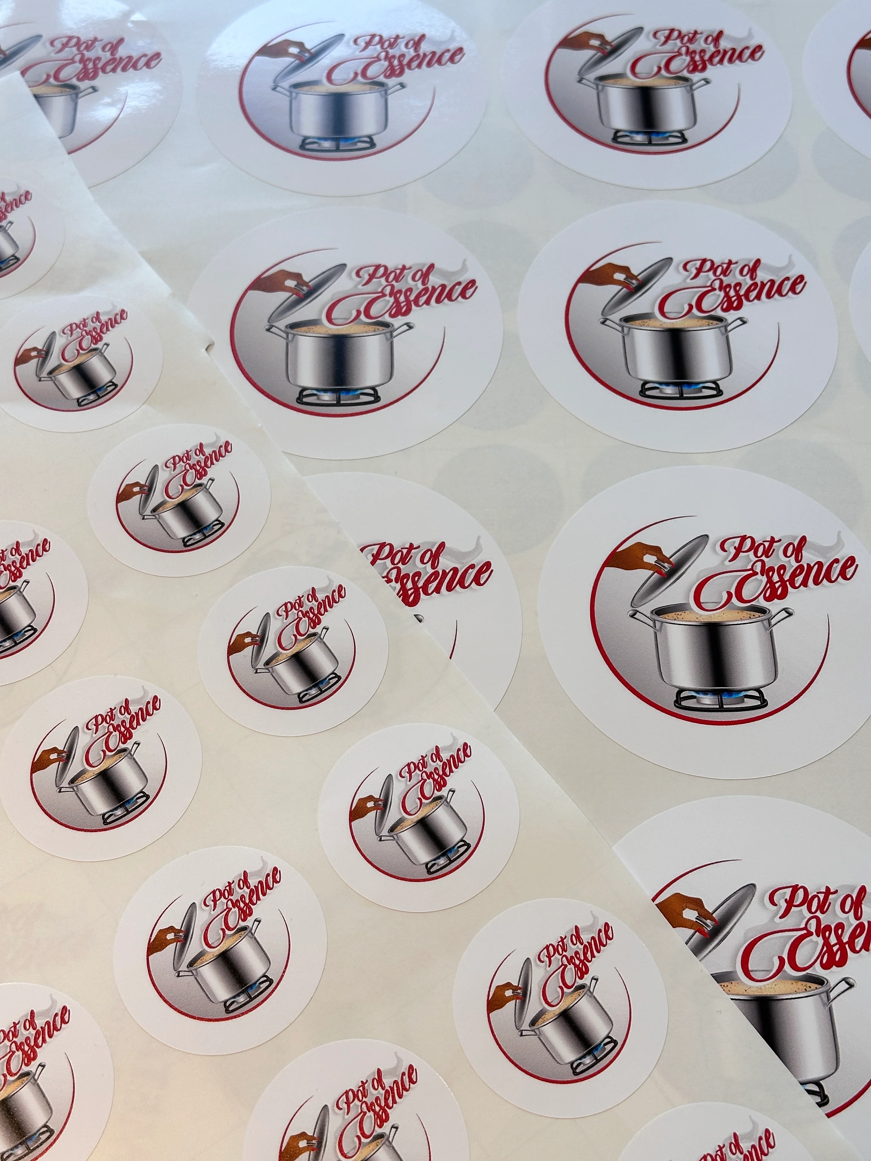 ROUND - PRINTED STICKERS CUSTOM business LOGO LABELS BUSINESS - Image 4
