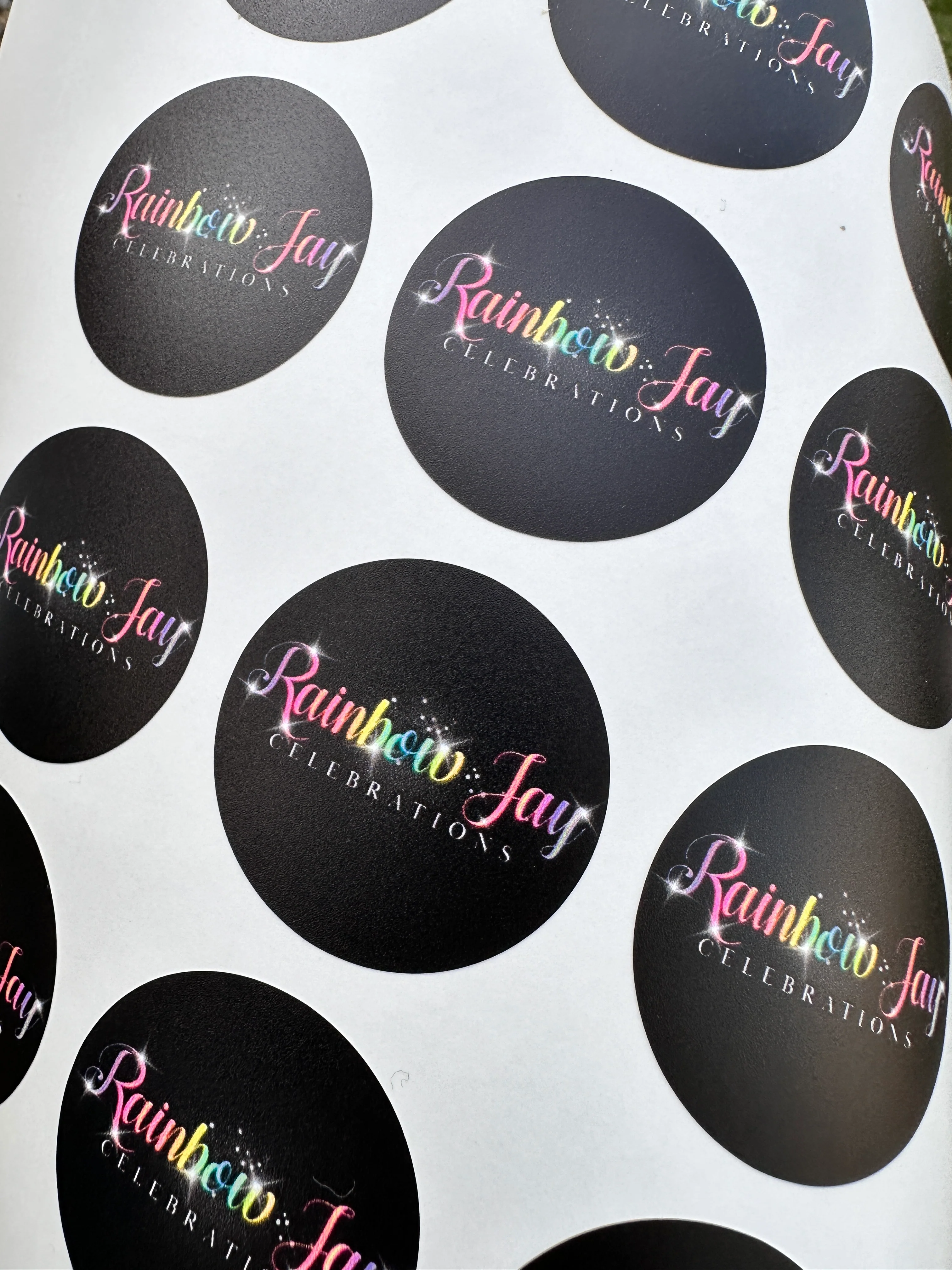 ROUND - PRINTED STICKERS CUSTOM business LOGO LABELS BUSINESS - Image 5