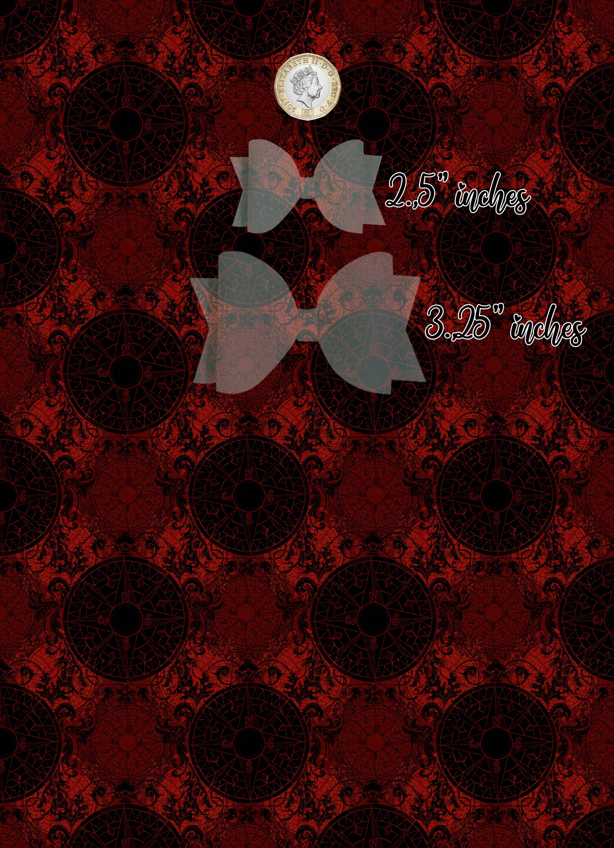 Scary Halloween  - Pu Leather vinyl - canvas - choose Fabric material Sheets - Image 11