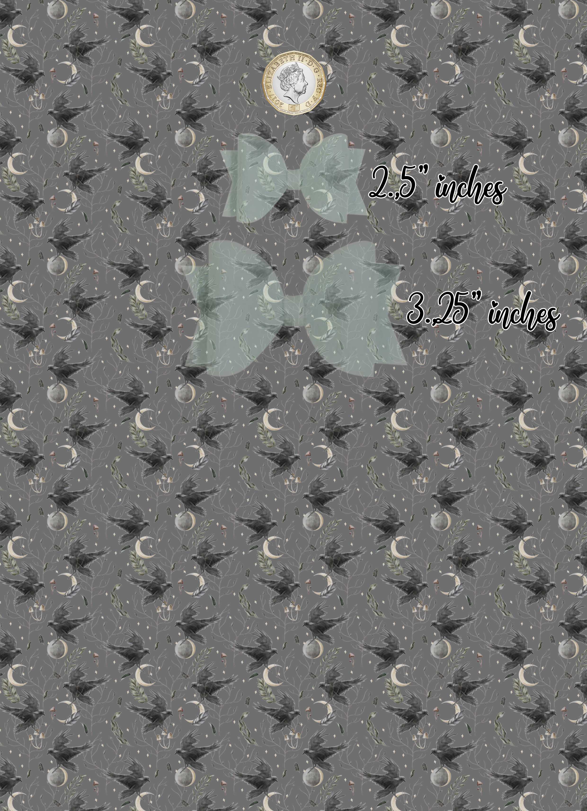Scary Halloween  - Pu Leather vinyl - canvas - choose Fabric material Sheets - Image 13