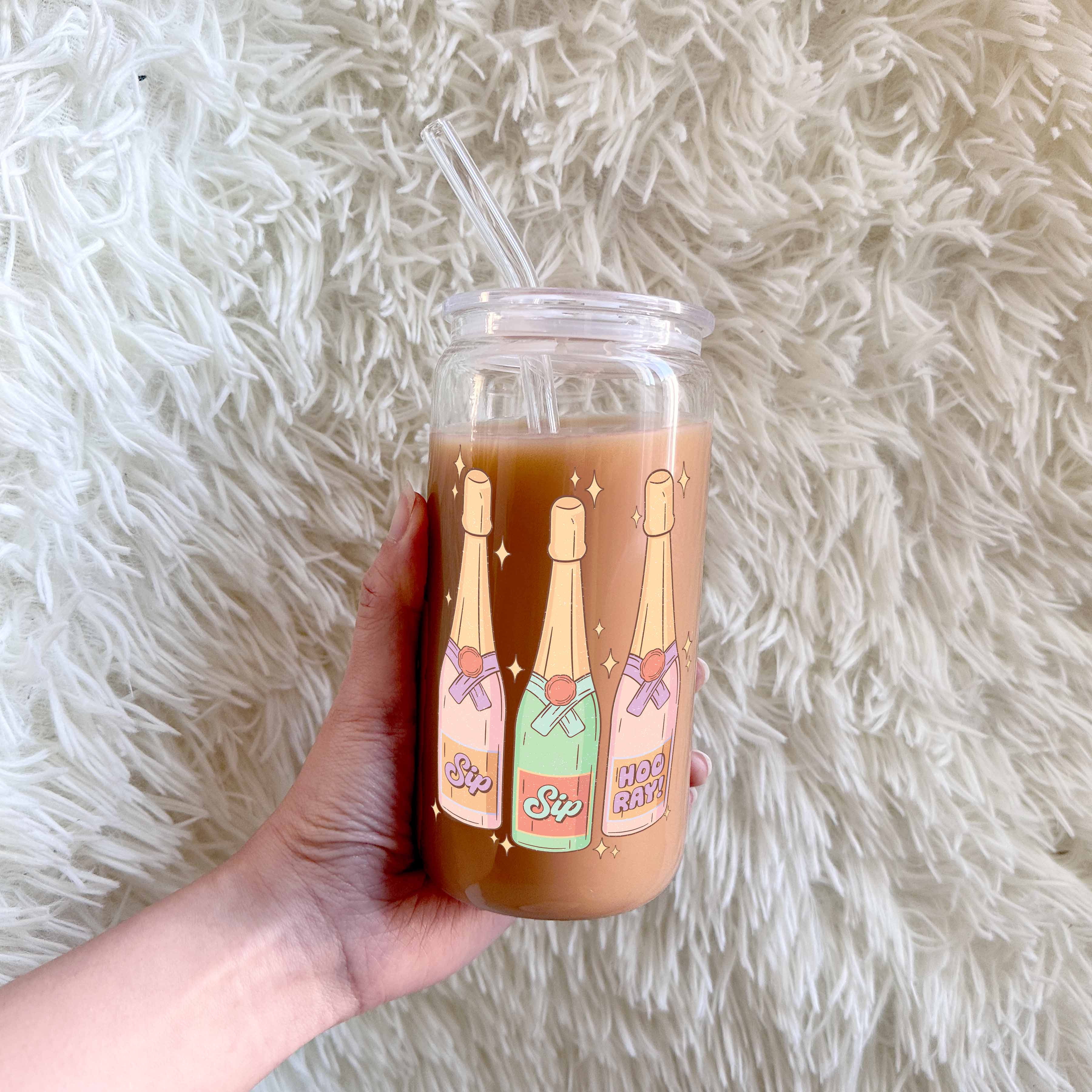 Sip sip hooray - CHOOSE UV DTF decal - DTF Transfer - Image 2