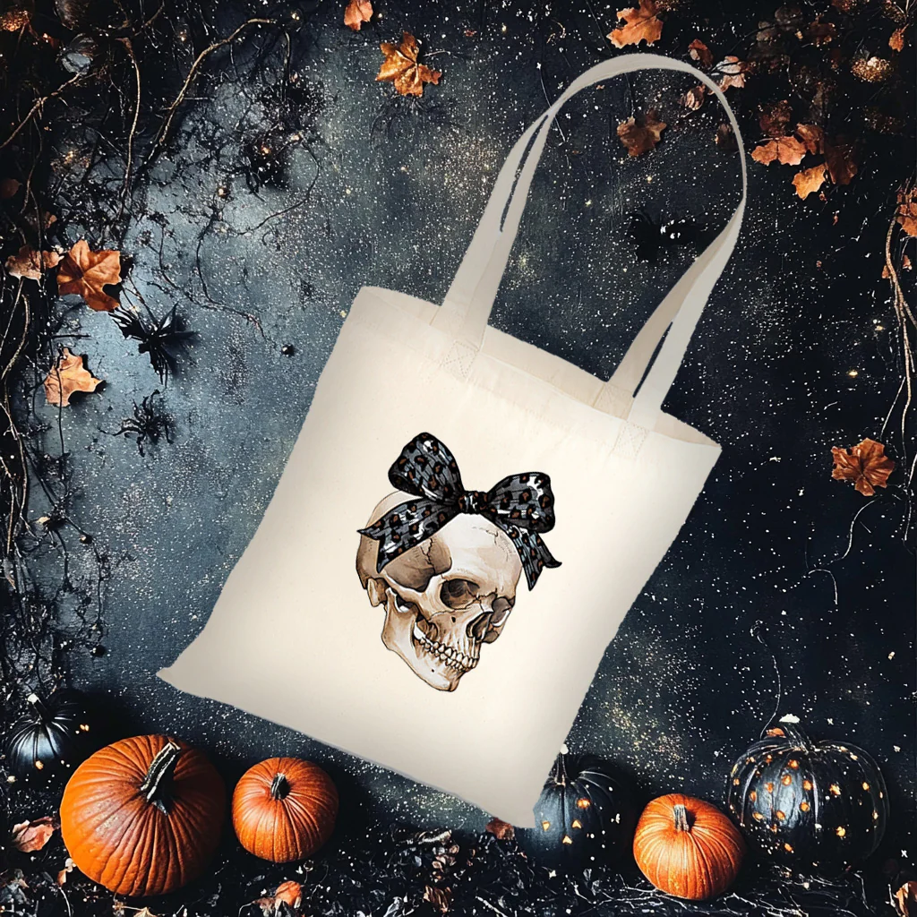 Skeleton black bow - CHOOSE UV DTF decal - DTF Transfer - Image 2