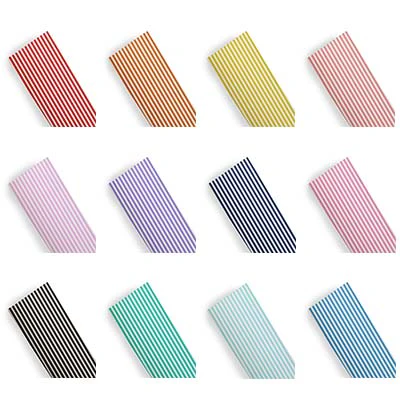 Stripe - Leatherette vinyl - canvas - choose Fabric material Sheets