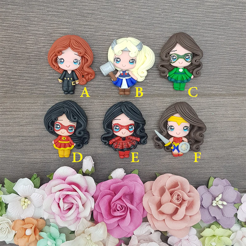 Super girls universe - Embellishment Clay Bow Centre