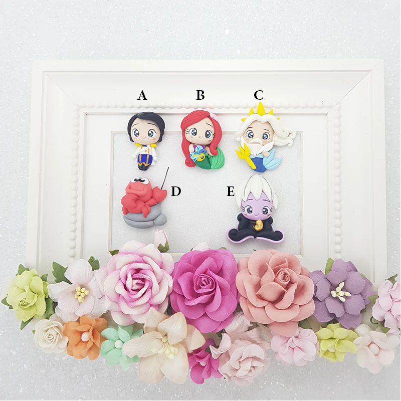 Under the sea tale - Embellishment Clay Bow Centre