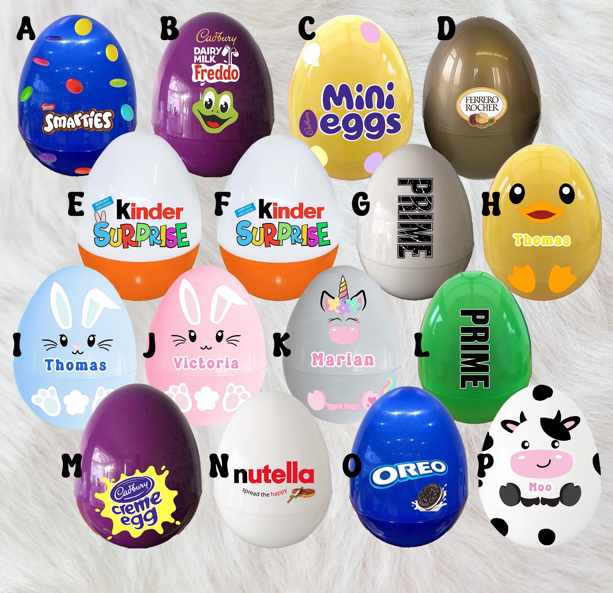 Uv DTF for large (egg 19cm tall ) Fillable Plastic Eggs - Image 3
