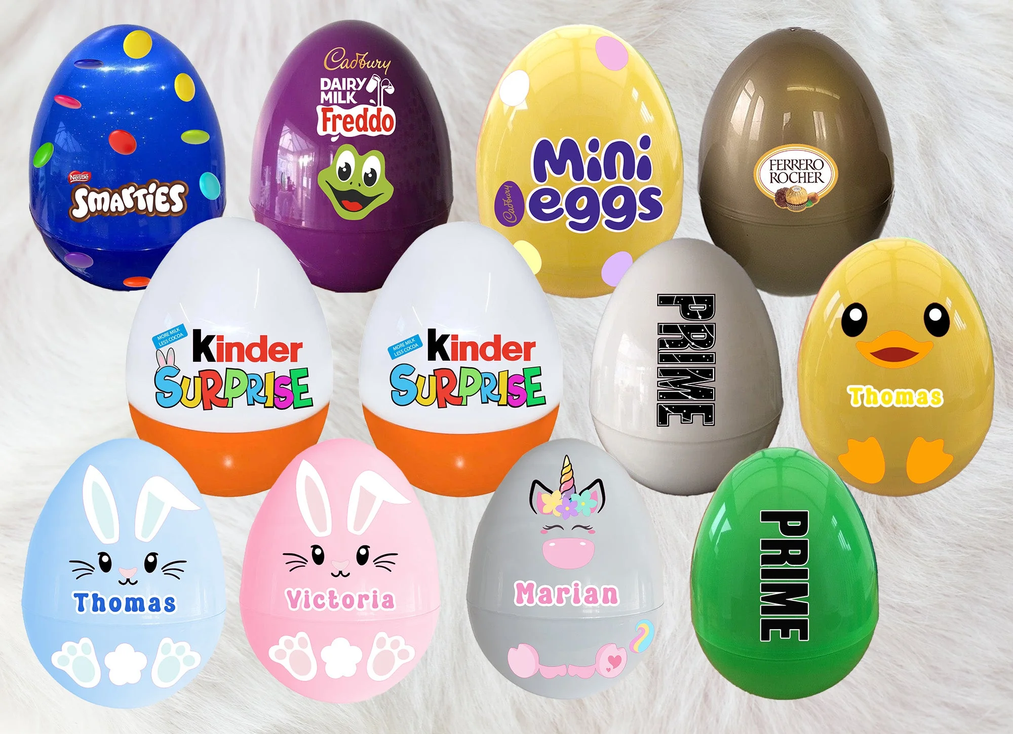 Uv DTF for large (egg 19cm tall ) Fillable Plastic Eggs - Image 4
