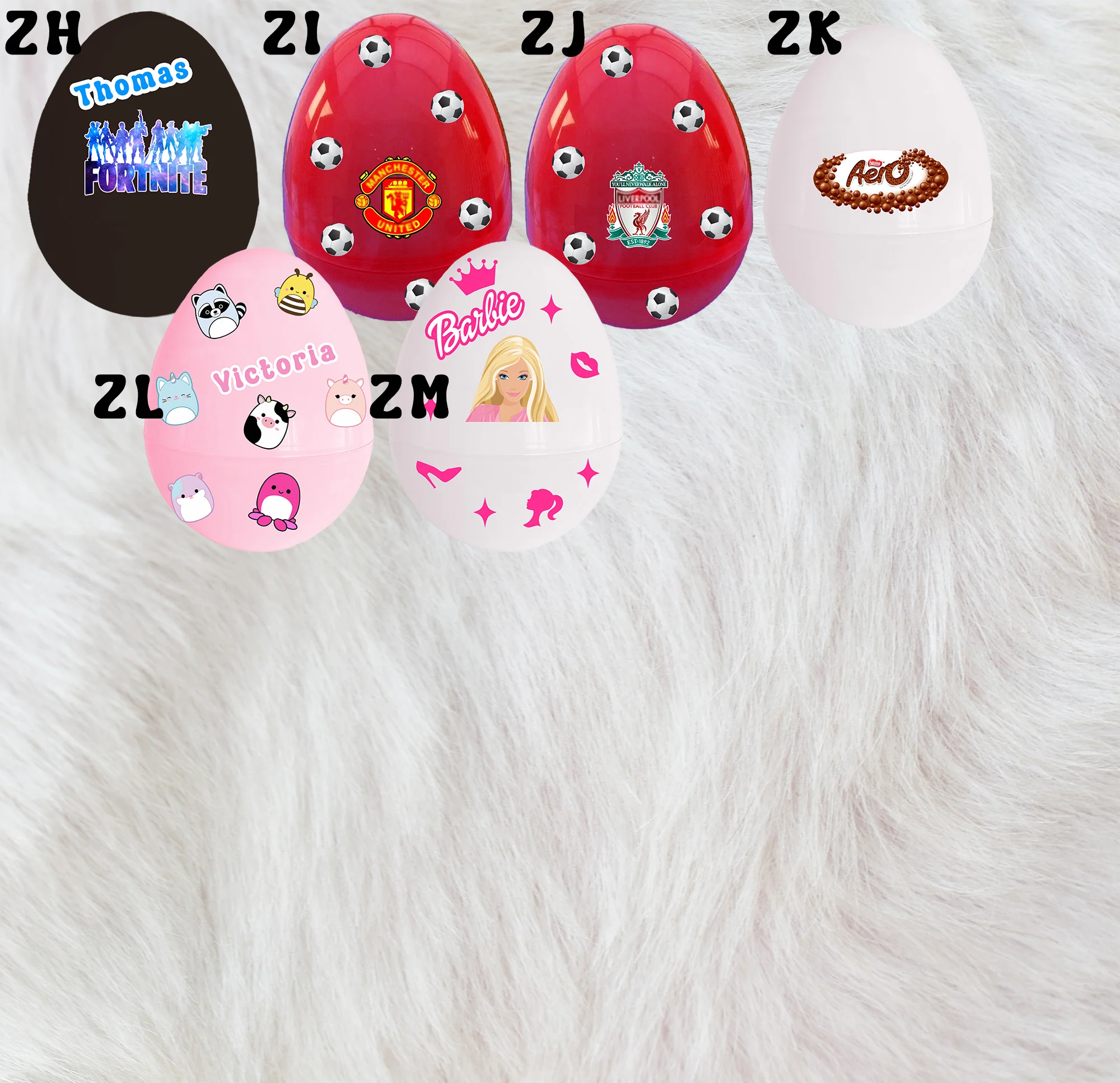 Uv DTF for large (egg 19cm tall ) Fillable Plastic Eggs - Image 5