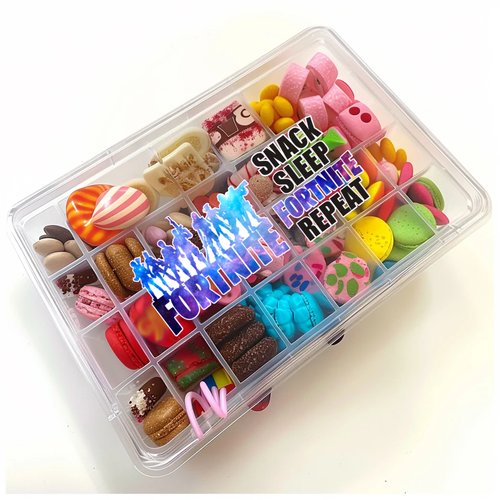 UV DTF for snack box -  treat box - football , travel snack , princess snack - Image 12