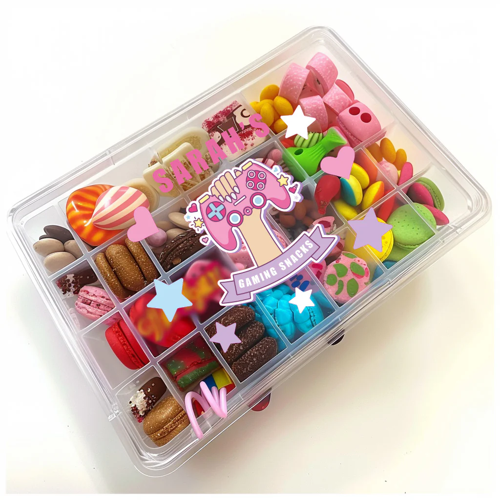 UV DTF for snack box -  treat box - football , travel snack , princess snack - Image 16