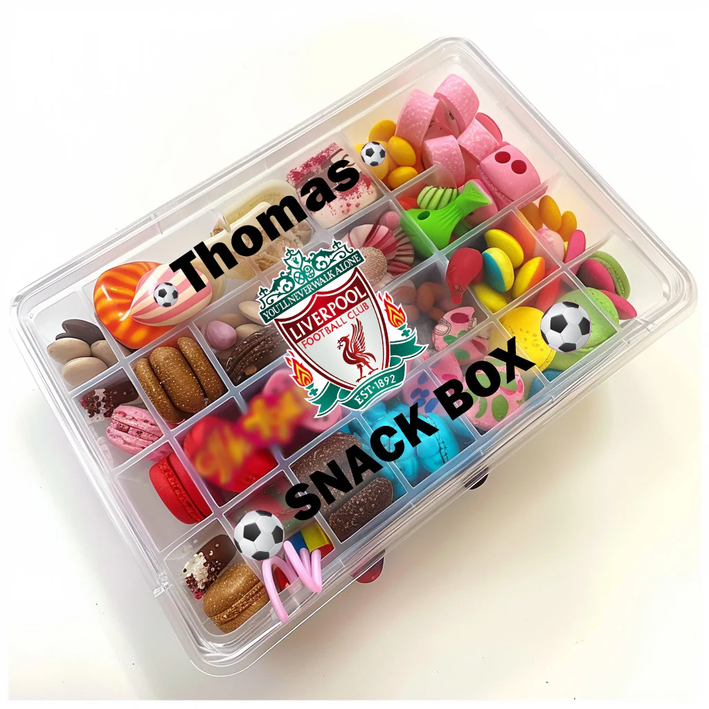 UV DTF for snack box -  treat box - football , travel snack , princess snack - Image 6