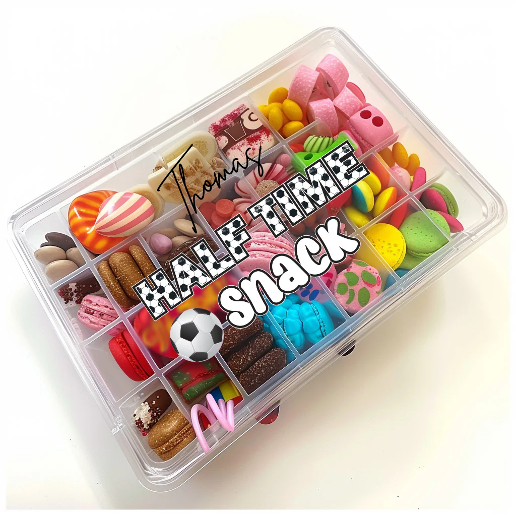 UV DTF for snack box -  treat box - football , travel snack , princess snack - Image 7